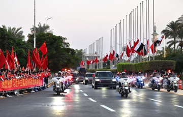 الرئيس الصيني يختتم زيارته إلى مصر
